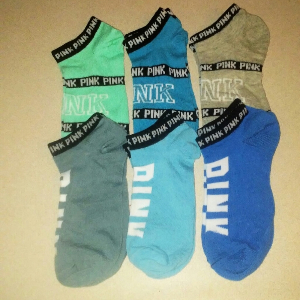 6 pairs PINK socks